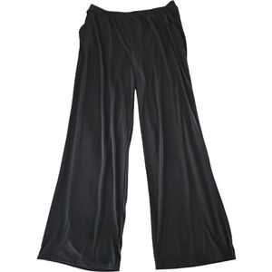 Attitudes By Renee Wide Leg Pants SZ L Black